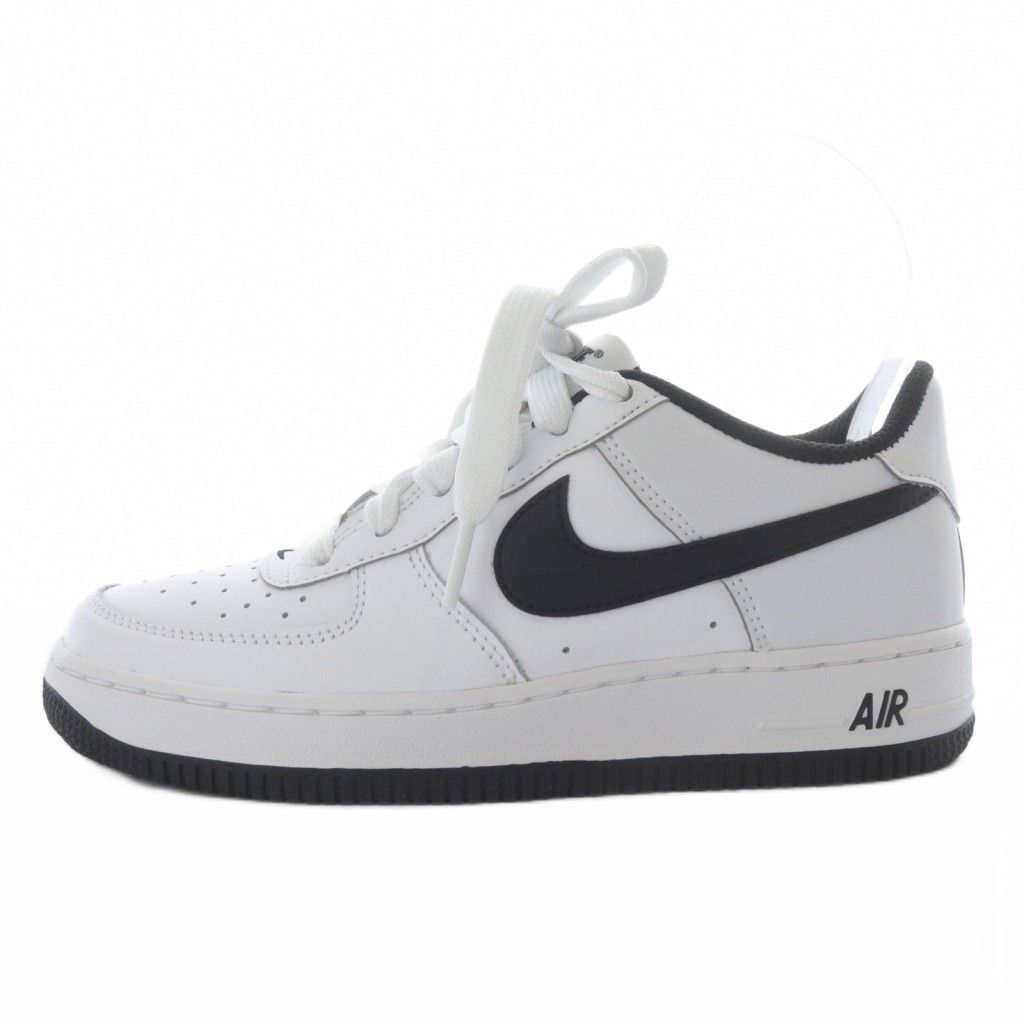 ナイキ NIKE キッズ GS Air Force 1 LV 8 White Black エアフォース1 ホワイト ブラック スニーカー US 4 Y IB 8845-100 YO 29
