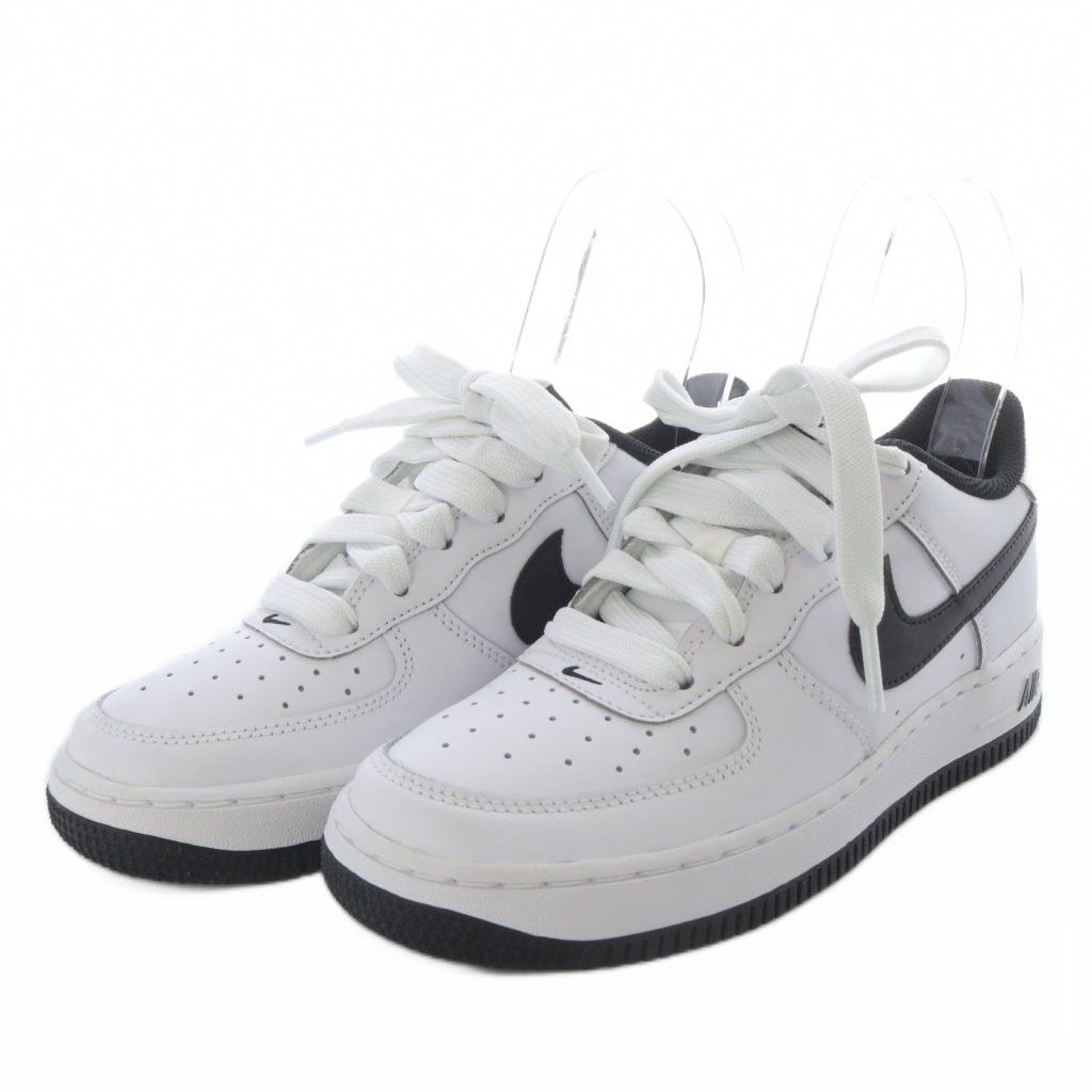 ナイキ NIKE キッズ GS Air Force 1 LV 8 White Black エアフォース1 ホワイト ブラック スニーカー US 4 Y IB 8845-100 YO 29