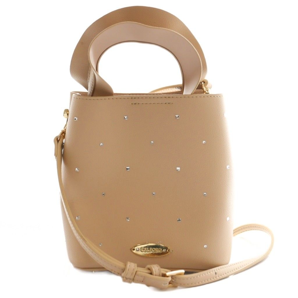 セルフォード CELFORD 24AW クリスタルドットワンハンドルバッグ