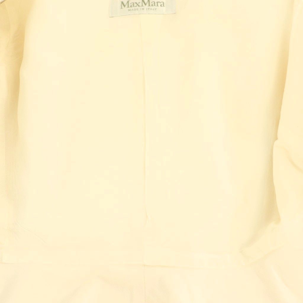 マックスマーラ MAX MARA ジップアップジャケット ノーカラー