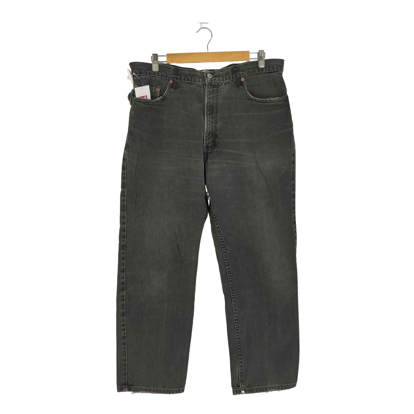 リーバイス Levis 00S USA製 550 RELAXED FIT 後染めブラックデニム