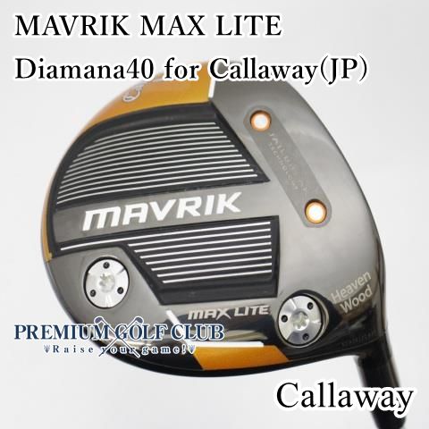 B-ランク レディースフェアウェイウッド キャロウェイ マーベリックマックスライト MAVRIK MAX LITE Diamana 40 for Callaway JP L ヘブンウッド 20.5