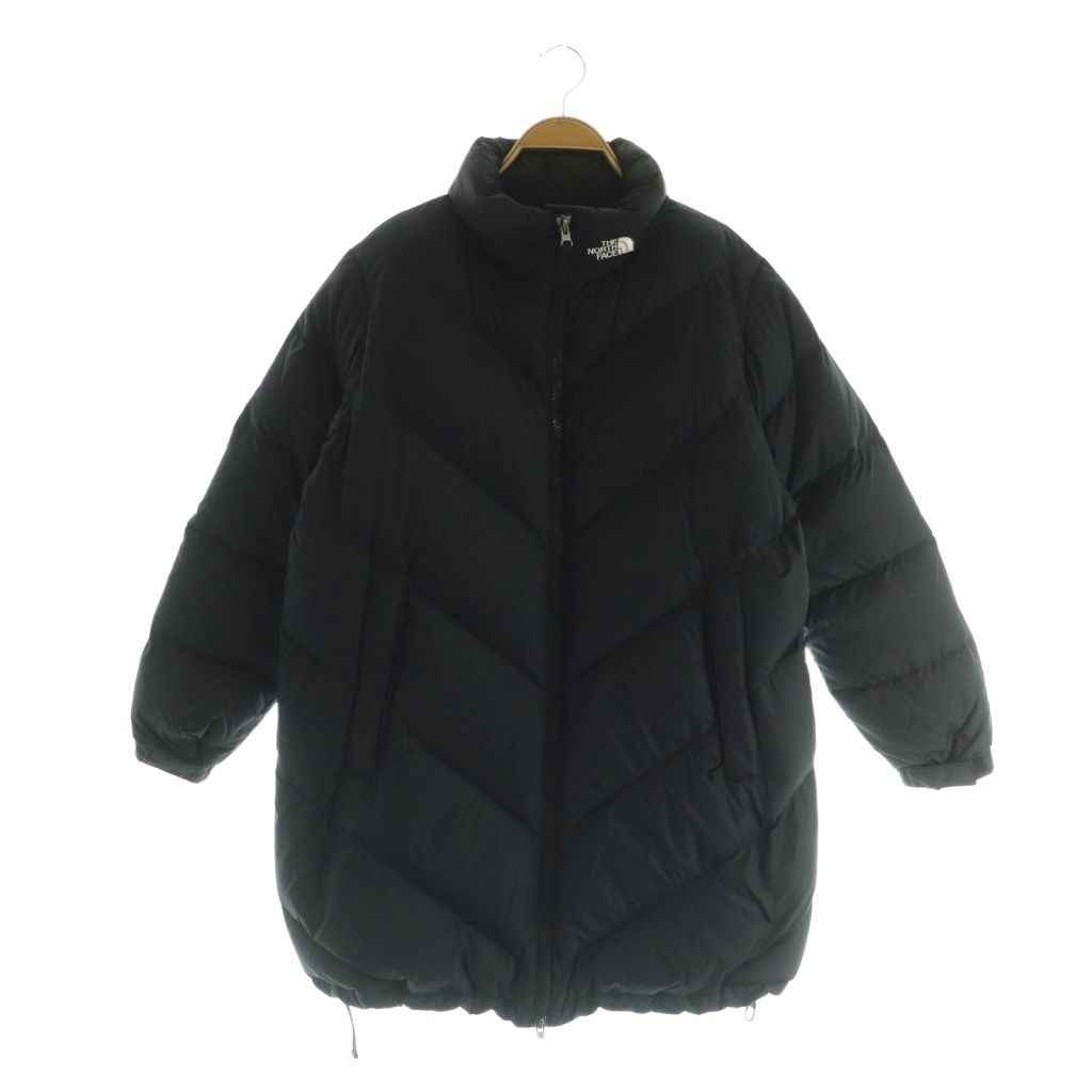 ザノースフェイス THE NORTH FACE Ascent Coat アッセントダウンコート ナイロン ロゴ刺繍 M ブラック MY OS