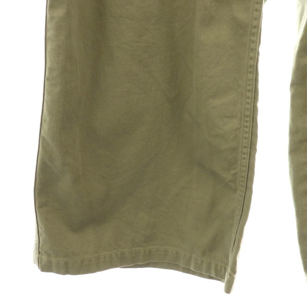 アティックバイジョンブル Attick by Johnbull 25 AW ミリタリーワイドパンツ AP STUDIO取り扱い S カーキ HK OS 花柄 その他 