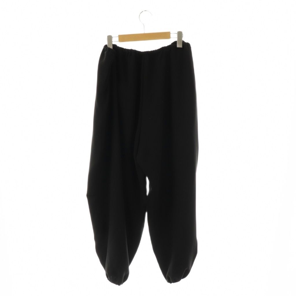 ミズイロインド mizuiro ind イージーバルーンパンツ ワイドパンツ ブラック DF OS