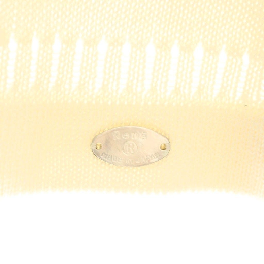 ルネ Rene ウール混ニットボレロ カーディガン クロップド 36