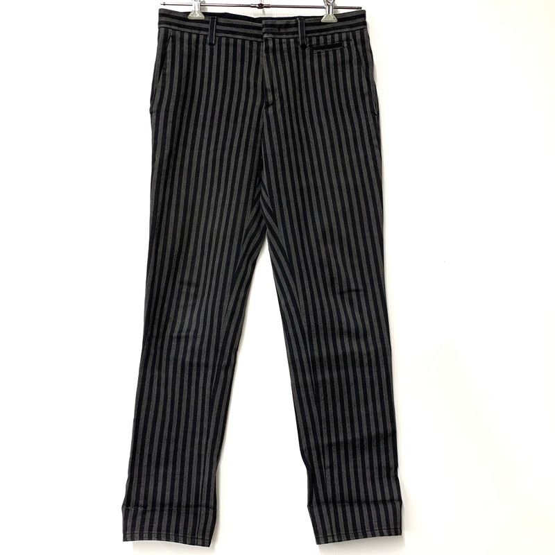 品 PRADA プラダ D 101 2013 176 イタリア製 正規 TIGHT FIT STRIPE PANTS タイト フィット ストライプ パンツ ボトムス ズボン 152-251220-cs-29-izu