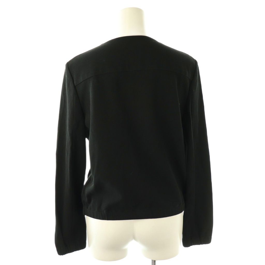 セオリー Theory コットン ジップアップ ノーカラージャケット