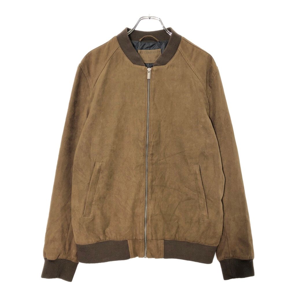Armand Thiery フェイクレザー ブルゾンジャケット ブラウン メンズ L 古着 V 8902