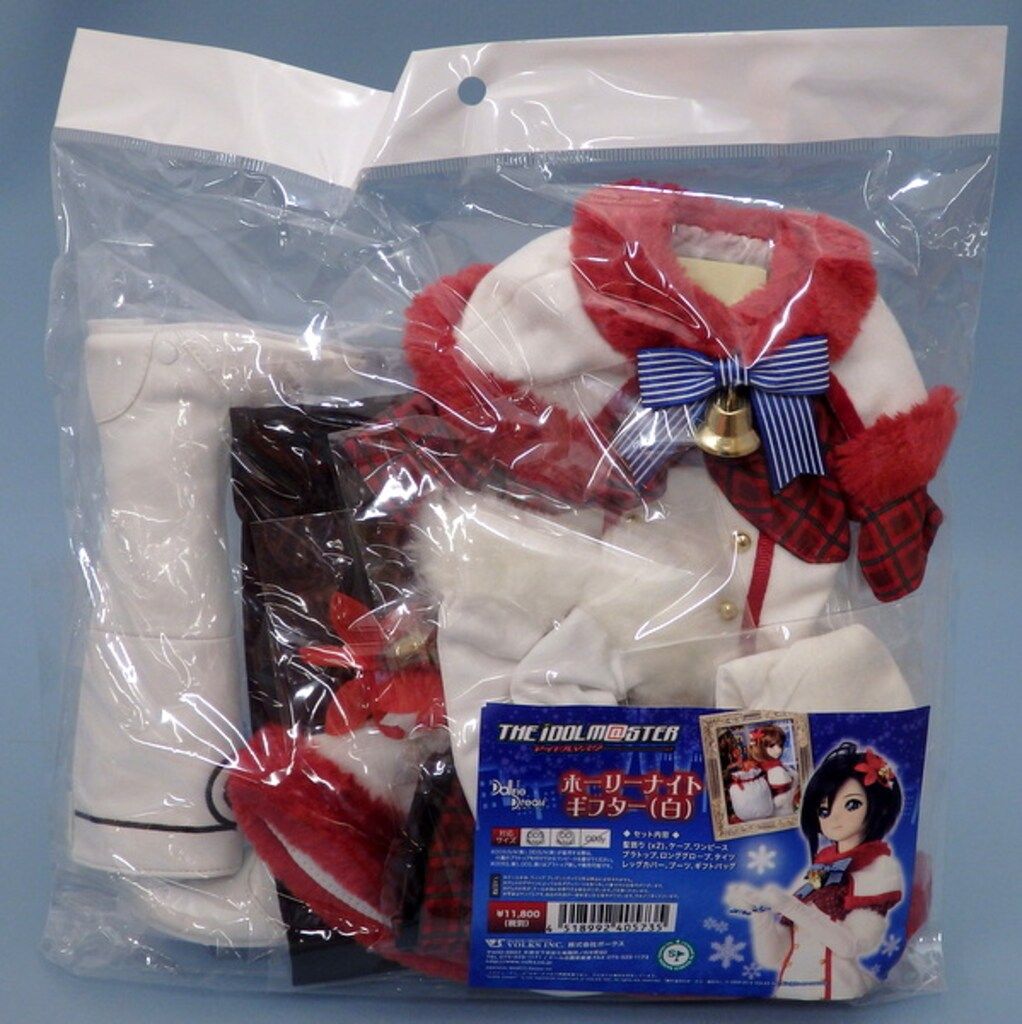 ボークス DD ドレスセット アイドルマスター ホーリーナイトギフター 白 DDS S M L胸対応