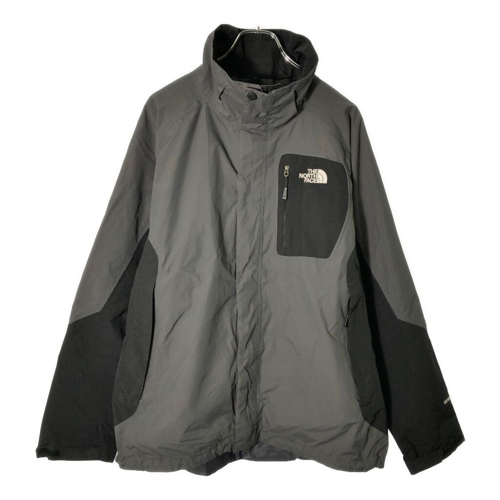 THE NORTH FACE ノースフェイス ナイロンジャケット アウトドア ブラック メンズ L 古着 V 8913
