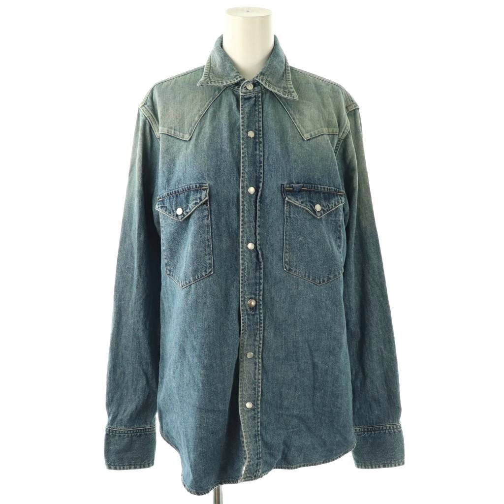 マディソンブルー MADISONBLUE 24AW WESTERN SHIRTS デニムシャツ M