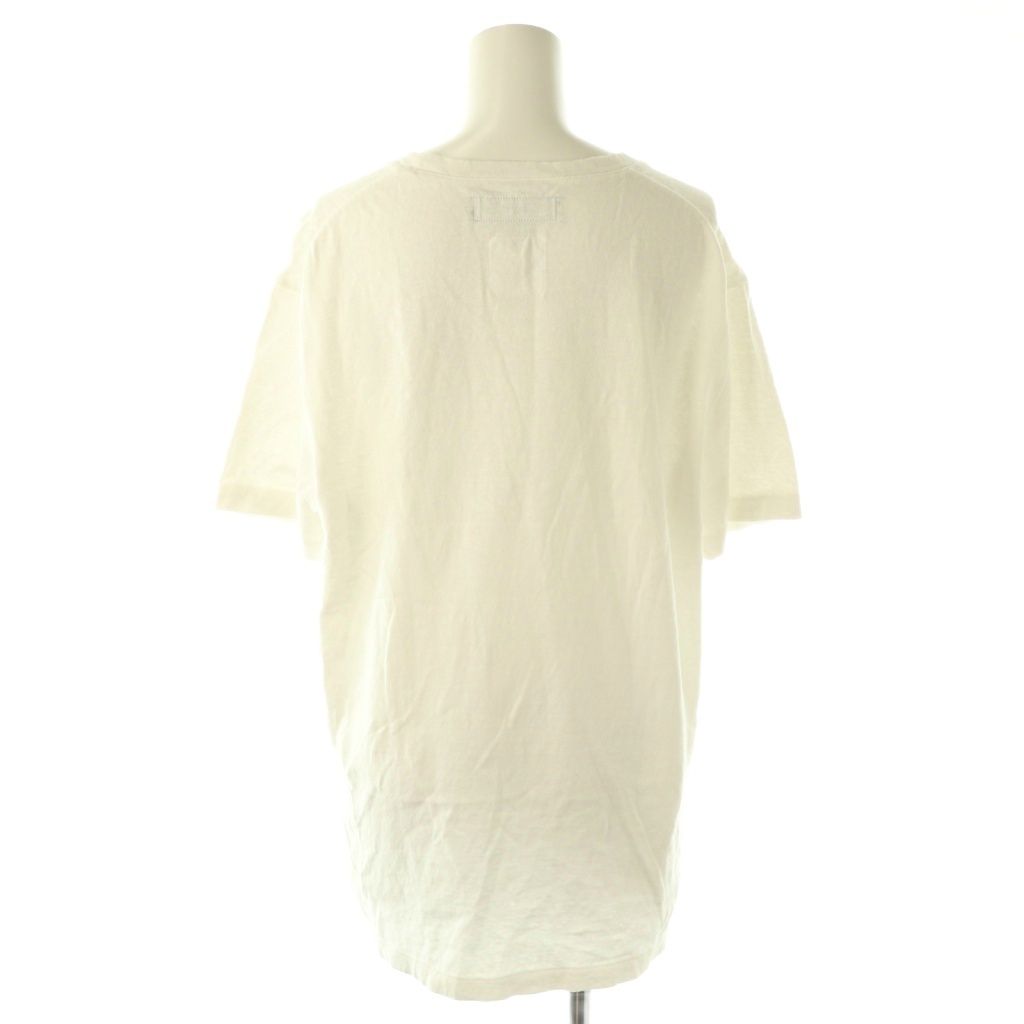 マディソンブルー MADISONBLUE HELLO CREW NECK TEE Tシャツ カットソー ロゴ M ホワイト 白 ブラック 黒 CX OS SH