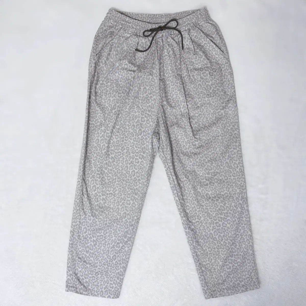 ichi 姉ギャル 姫ギャル パステル レオパード ワイド パンツ