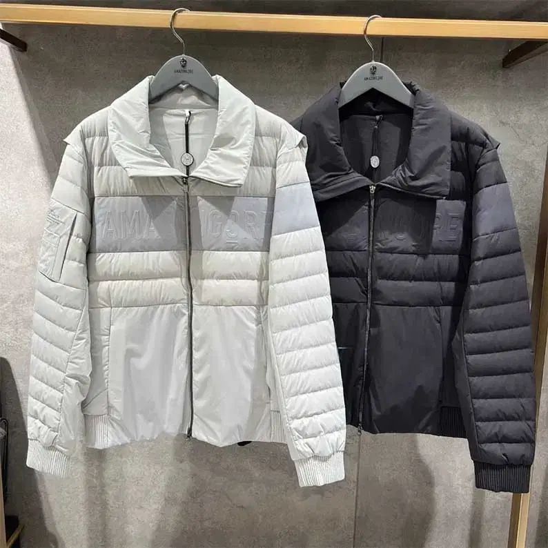 新品アメージングクリー AMAZゴルフメンズジャケット　フード付 アメージングクリー メンズゴルフ ダウン ジャケット - メルカリ