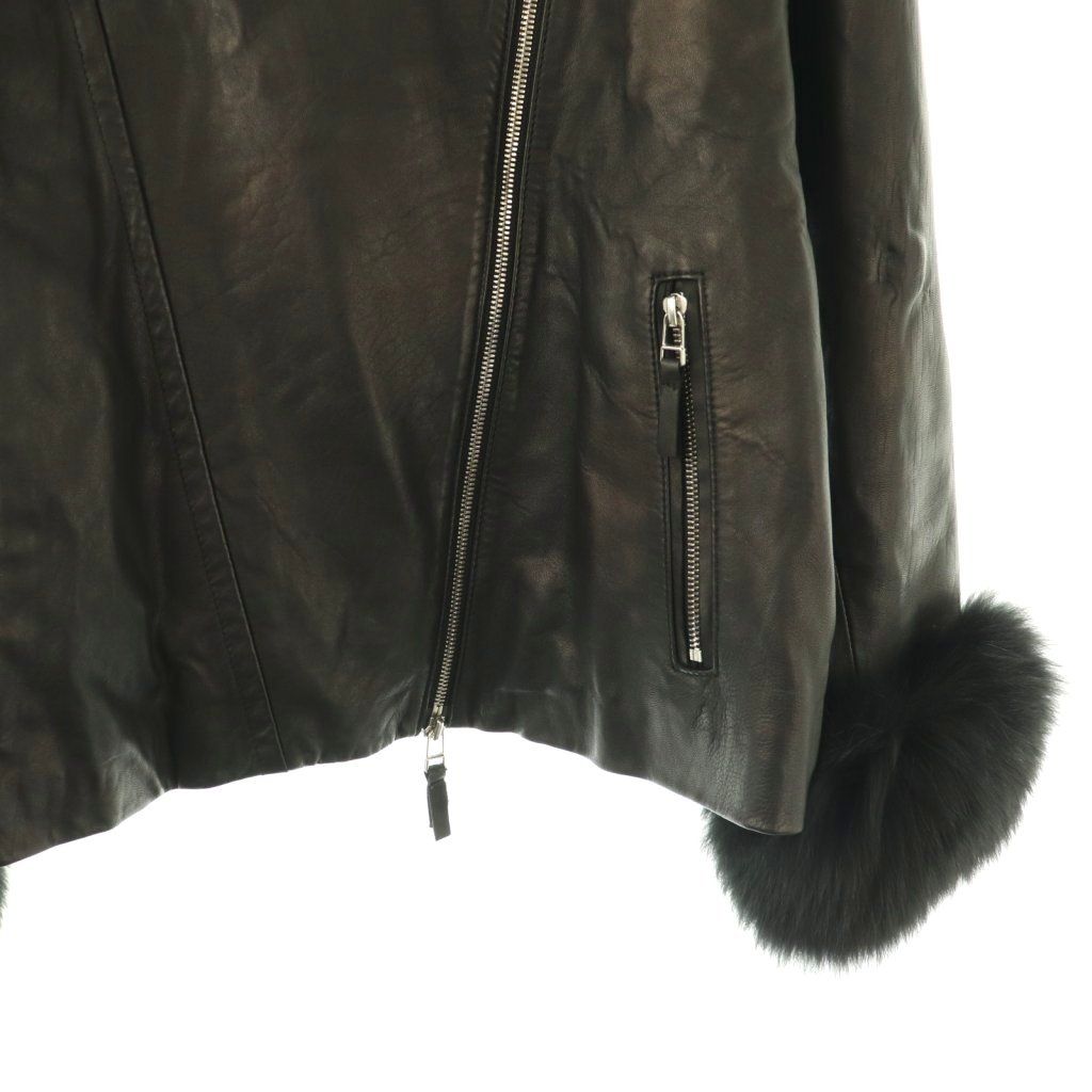 お値下げ❣️グレースコンチネンタルDiagram 黒 レザージャケット　36サイズ ダイアグラム グレースコンチネンタル Diagram GRACE CONTINENTAL