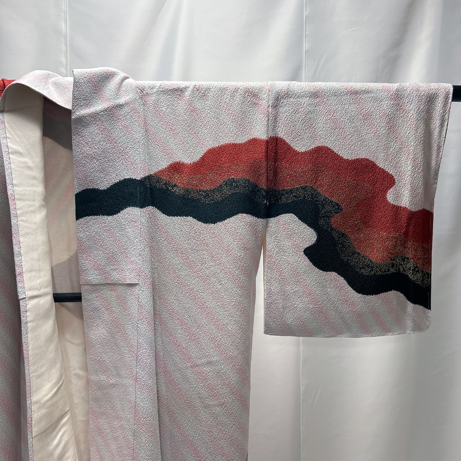  着物 訪問着 総柄 昭和レトロ ピンク系 華やか 品 汚れ シミ多数あり 管理番号 訪問着 付け下げ 着物