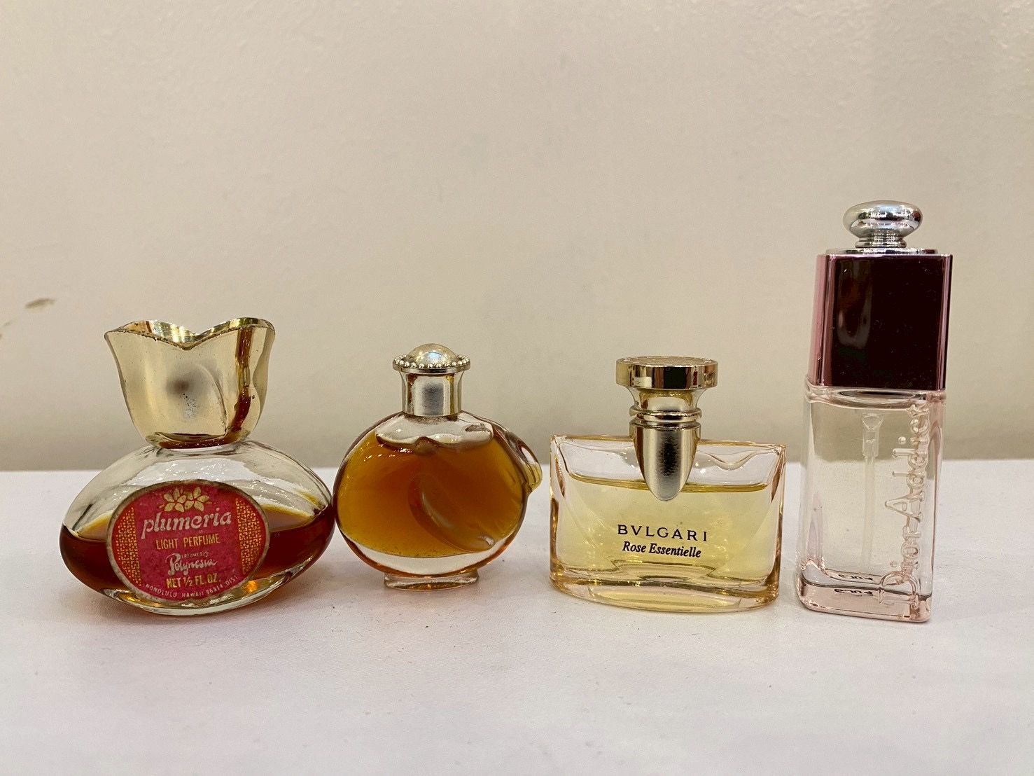 □香水 4種 セット プルメリア ニナリッチ ブルガリ ディオール ミニ