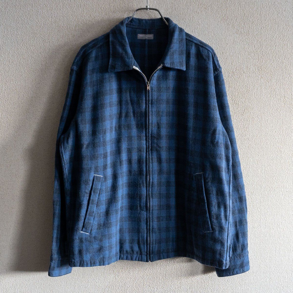 AD 2000 アーカイブ COMME des GARCONS HOMME 00 S ウール スウィングトップ ジャケット コムデギャルソンオム