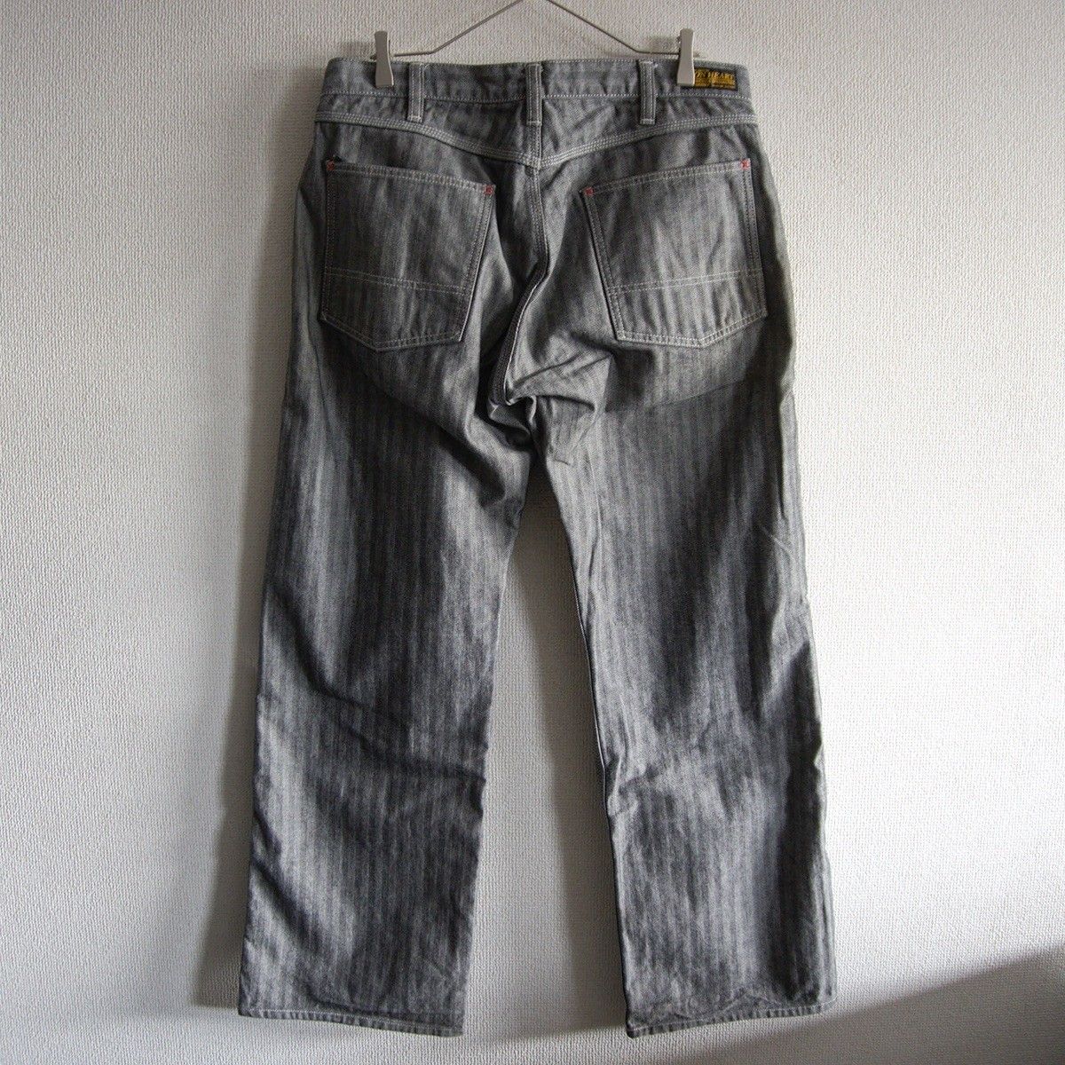 雰囲気抜群】IRON HEART【10.5oz ヘリンボーン ダブルニー ロガー