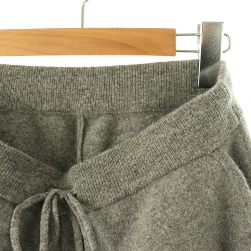  アパルトモン ドゥーズィエムクラス L Appartement CLASSE 24 AW GRAY KNIT パンツ カシミヤ混 グレー DO OS パンツ レディース