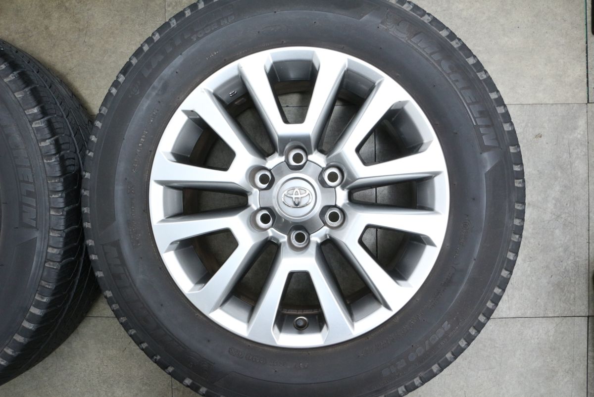  ハイグロス トヨタ 150 ランドクルーザープラド 18 in 7 5 J 25 PCD 139 ミシュラン 265 60 R ハイラックス サーフ 18インチ タイヤ ホイールセット