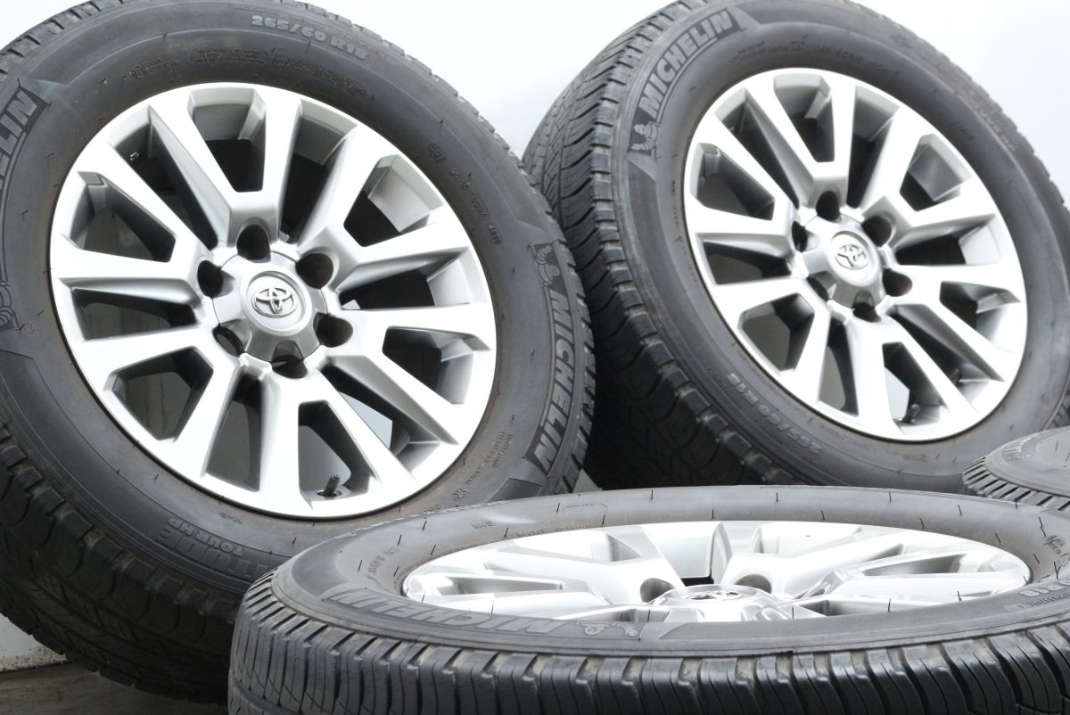 ハイグロス トヨタ 150 ランドクルーザープラド 18 in 7 5 J 25 PCD 139 ミシュラン 265 60 R ハイラックス サーフ