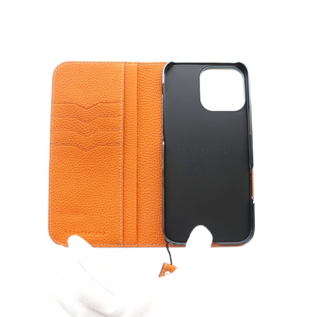 Bonaventura オレンジ レザー 手帳型ケース Amazon.co.jp: 【ボナベンチュラ】ダイアリー B6 [オレンジ ] 手帳