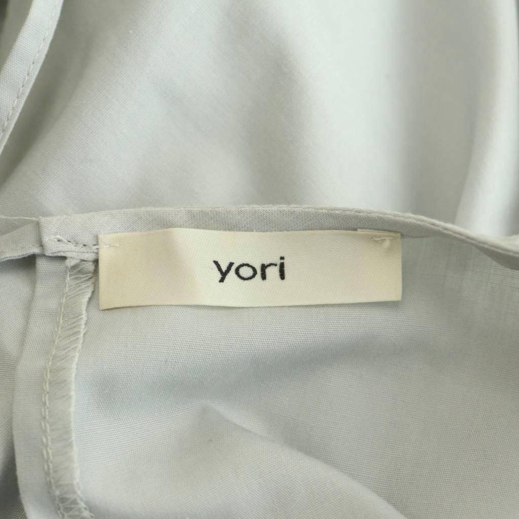 ヨリ yori ティアードロングブラウス 長袖 プルオーバー F ライト