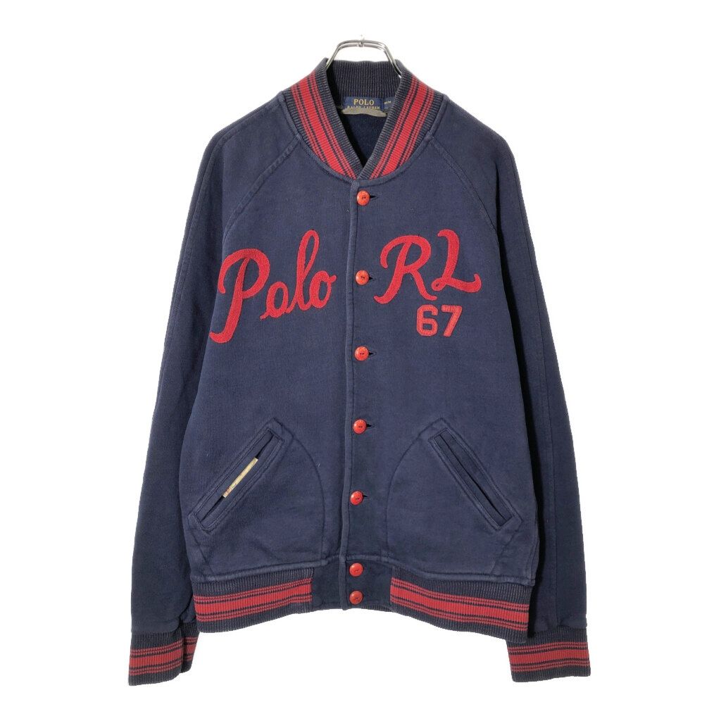 Polo by Ralph Lauren ポロ ラルフローレン スウェットジャケット ネイビー メンズ M 古着 V 8859
