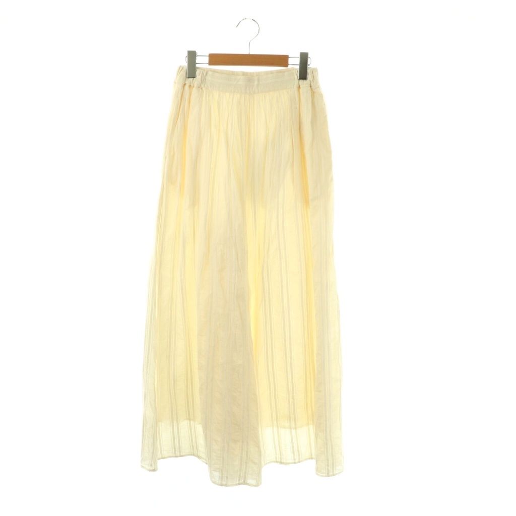 サラマリカ Saramallika 24 SS Cotton Jacquard Gather Wide Pants パンツ S オフホワイト DO OS SH