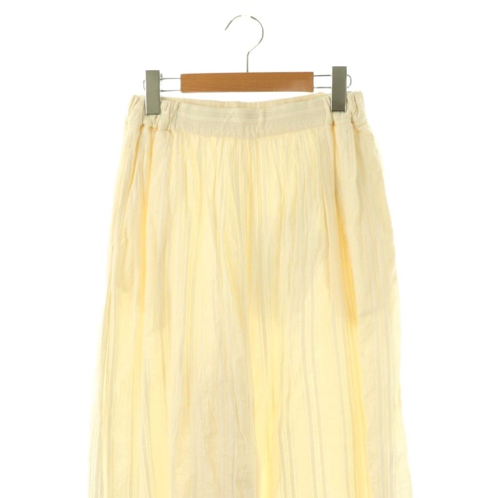  サラマリカ Saramallika 24 SS Cotton Jacquard Gather Wide Pants パンツ S オフホワイト DO OS SH パンツ レディース