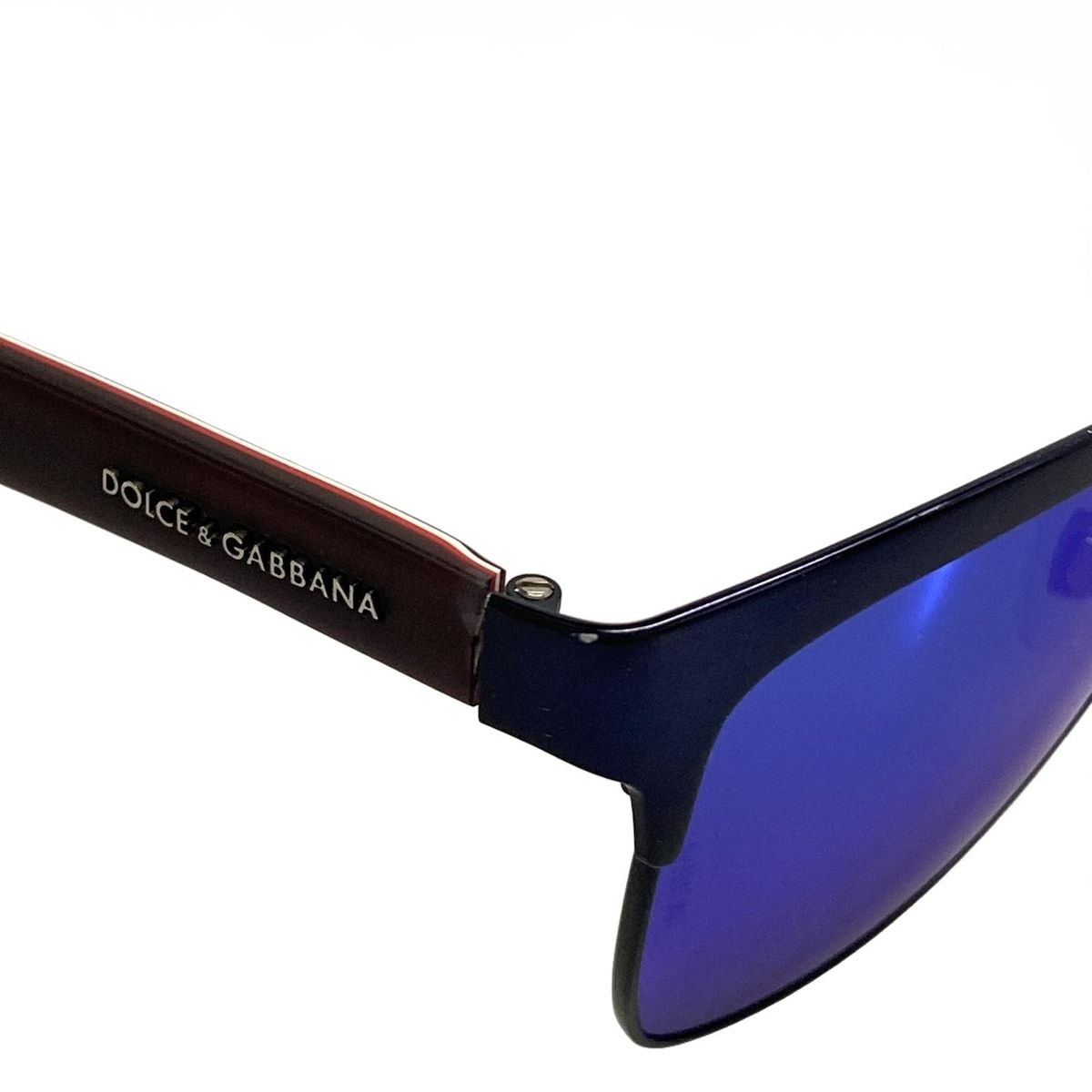  DOLCE-GABBANA ドルチェアンドガッバーナ サングラス DG 2148 ライトブルー×ボルドー×マルチ ミラーレンズ サングラス 小物