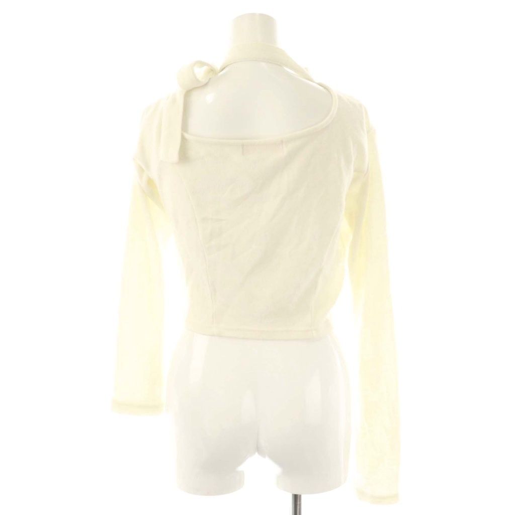 アンドマリー ANDMARY Nana ribbon oneshoulder tops ニット