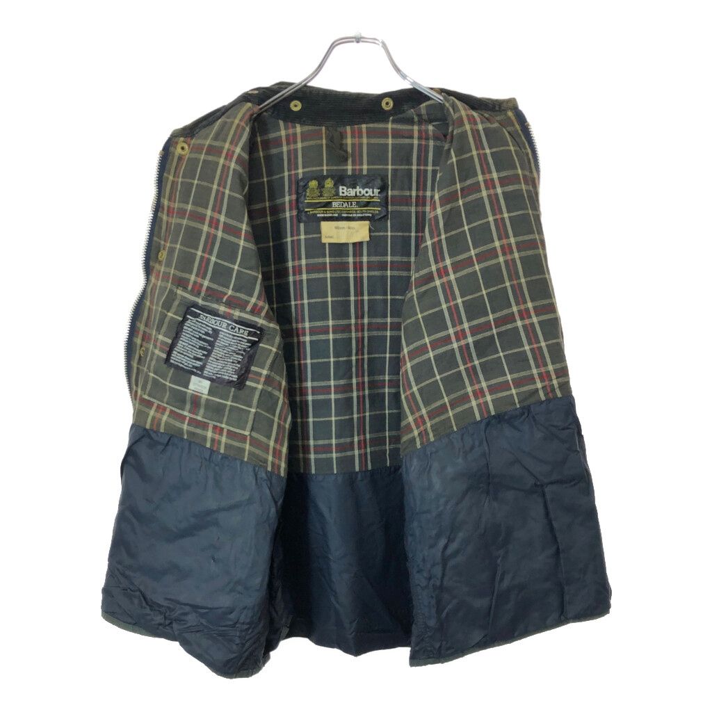 80年代 イングランド製 Barbour バブアー BEDALEビデイル オイルド