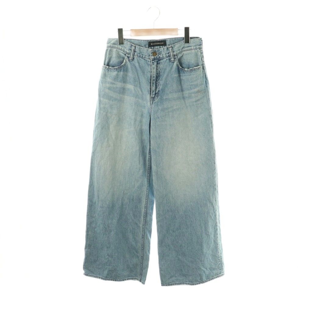 マディソンブルー 25 SS WIDE LEG BAGGY PT DENIM デニムパンツ XS ライトブルー DO OS SH