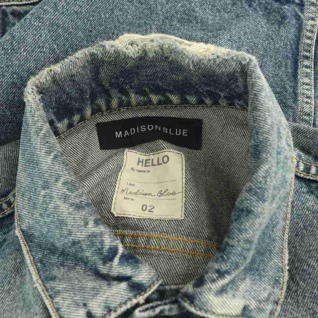 マディソンブルー MADISONBLUE CRASHED 3RD TYPE G JAC デニム