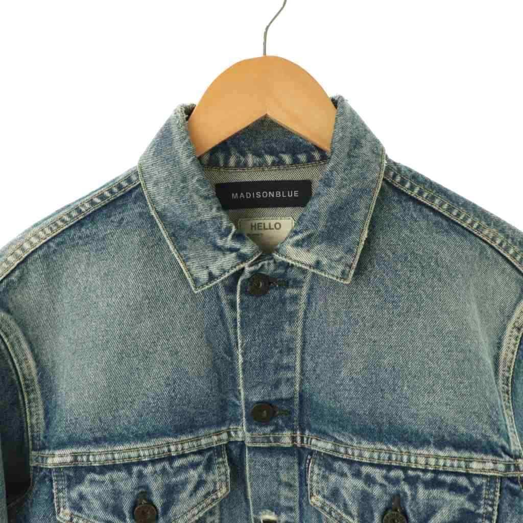 マディソンブルー MADISONBLUE CRASHED 3RD TYPE G JAC デニム