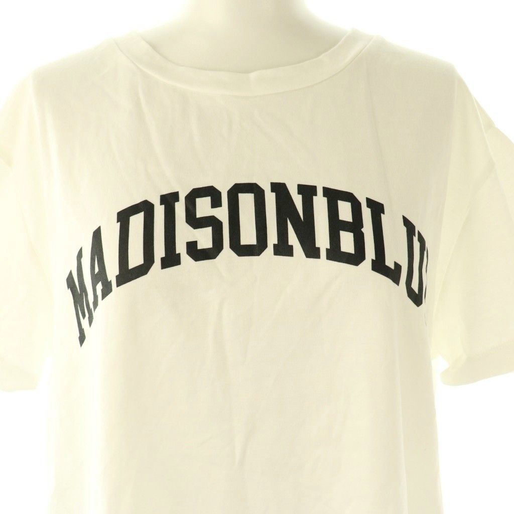 マディソンブルー MADISONBLUE 25SS Tシャツ COLLEGE LOGO TEE