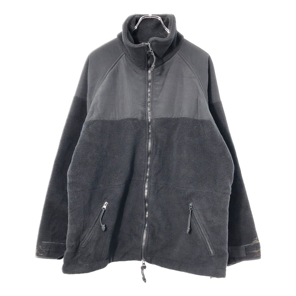 00年代 米軍実物 ECWCS GEN 2 フリースジャケット ミリタリージャケット ブラック メンズ LARGE 古着 X 1021