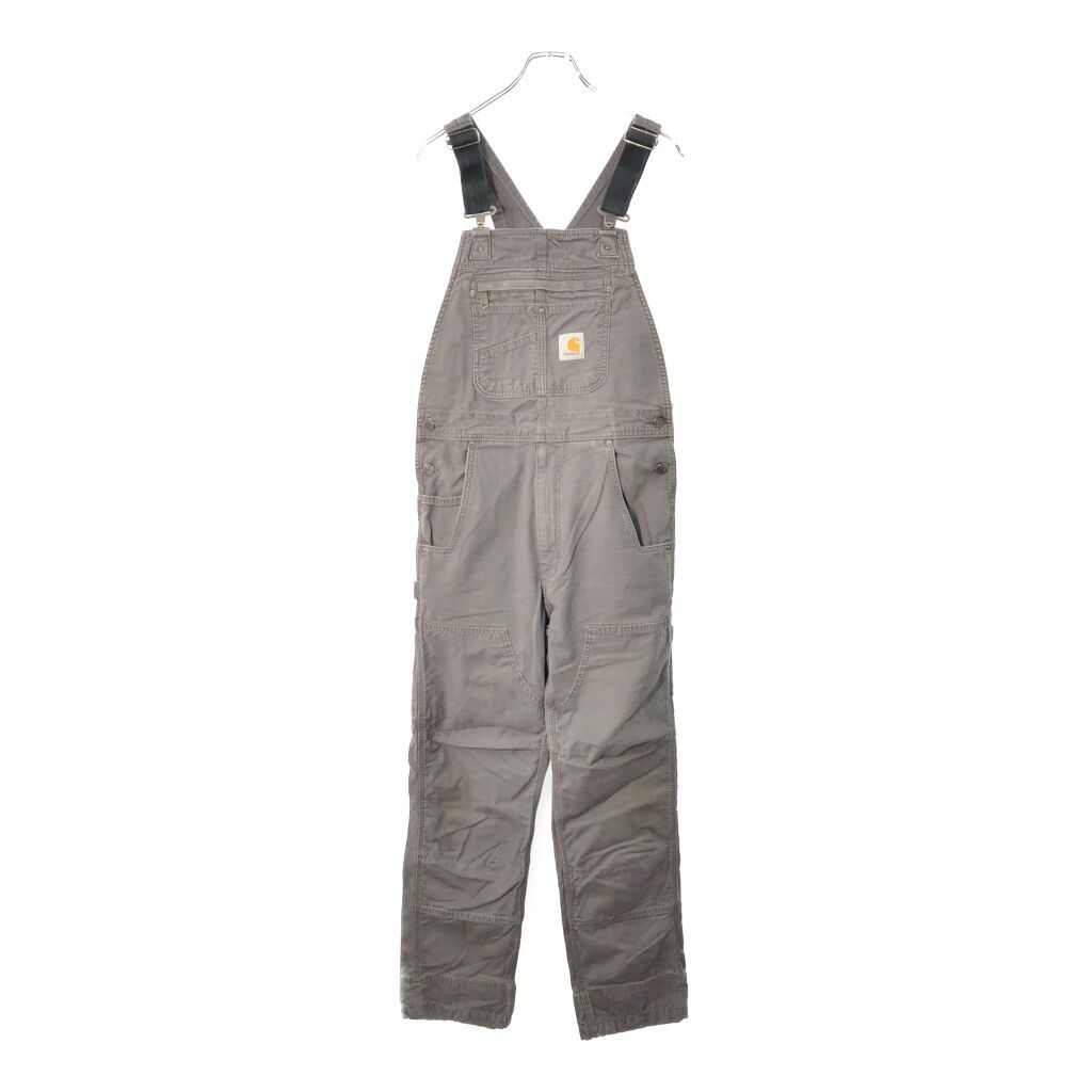 Carhartt カーハートグレー ダブルニーオーバーオール W34L34 Carhartt カーハート ダック ダブルニー ビブオーバーオール グレー