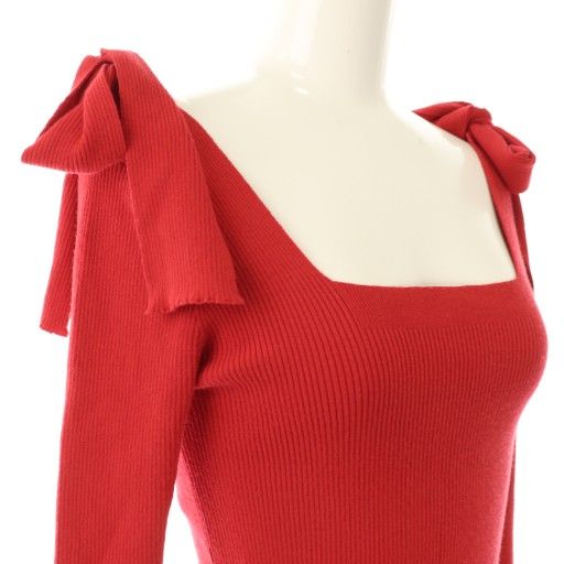 レッド 売れ筋 ヴァレンティノ RED VALENTINO リボンリブニット