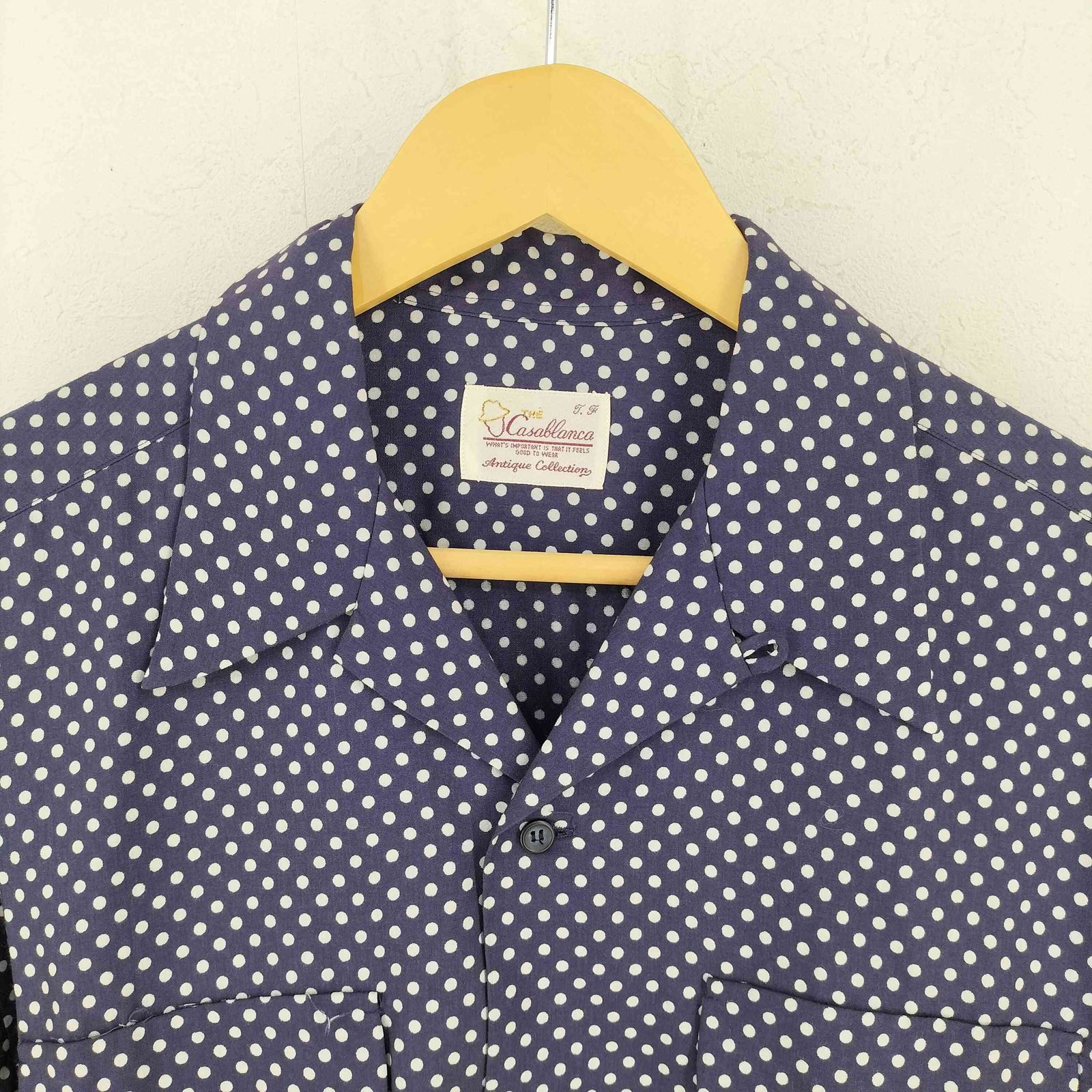 ユーズドフルギ USED古着 {{casablanca antique collection}}ドット柄