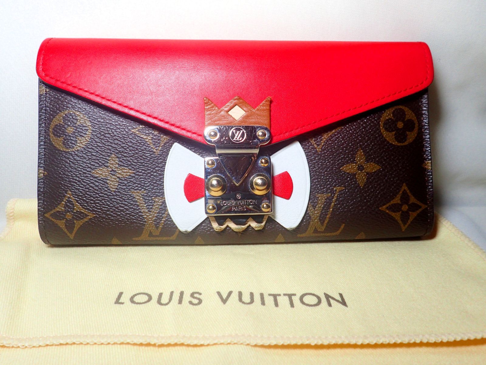 LOUISVUITTON ルイヴィトン ポルトフォイユ・サラ トライバルマスク 長