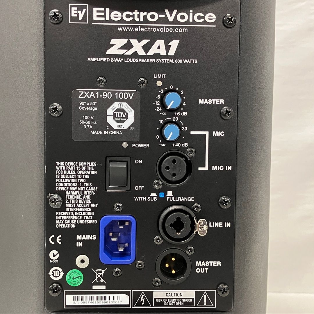  Electro Voice ZXA 1 90 パワードスピーカー 音響機器 スピーカー スピーカー ウーファー