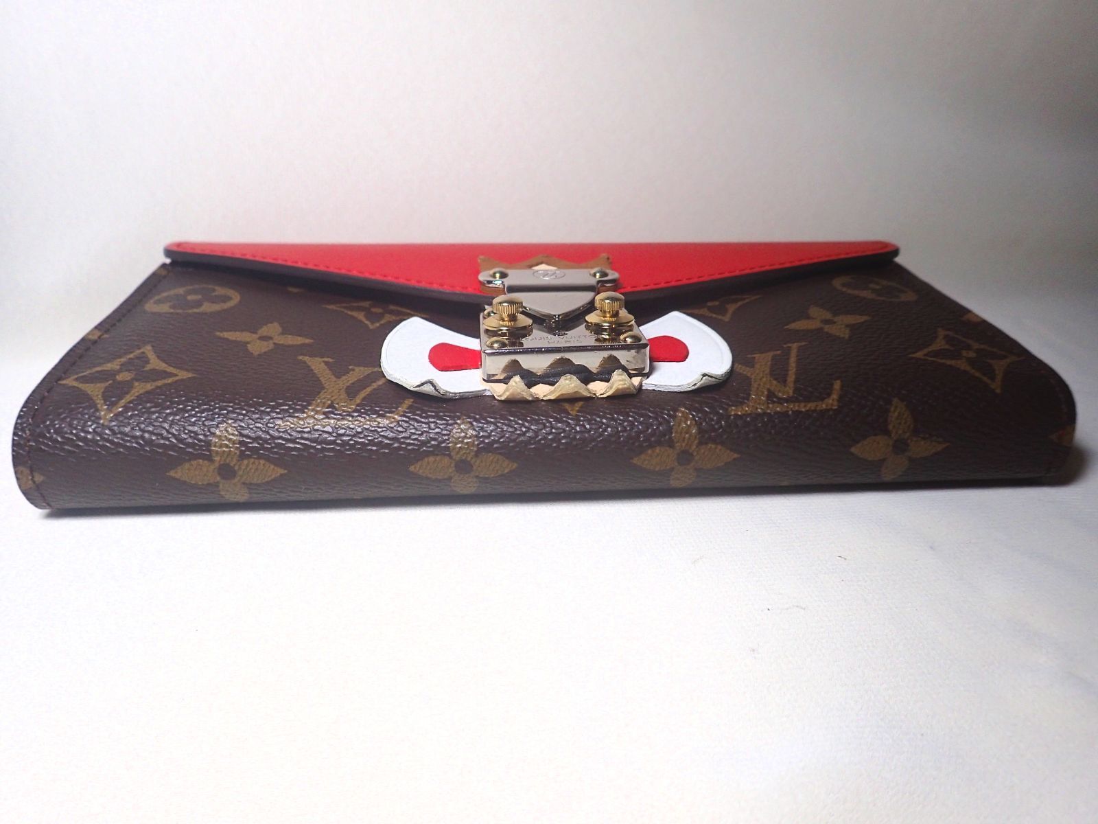 LOUISVUITTON ルイヴィトン ポルトフォイユ・サラ トライバルマスク 長