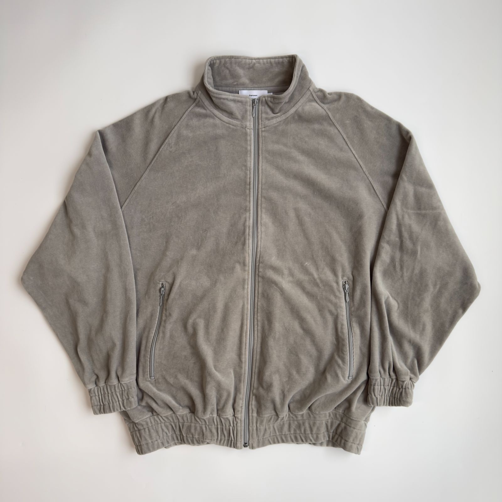 Graphpaper (グラフペーパー) コンパクト ベロア トラックジャケット
