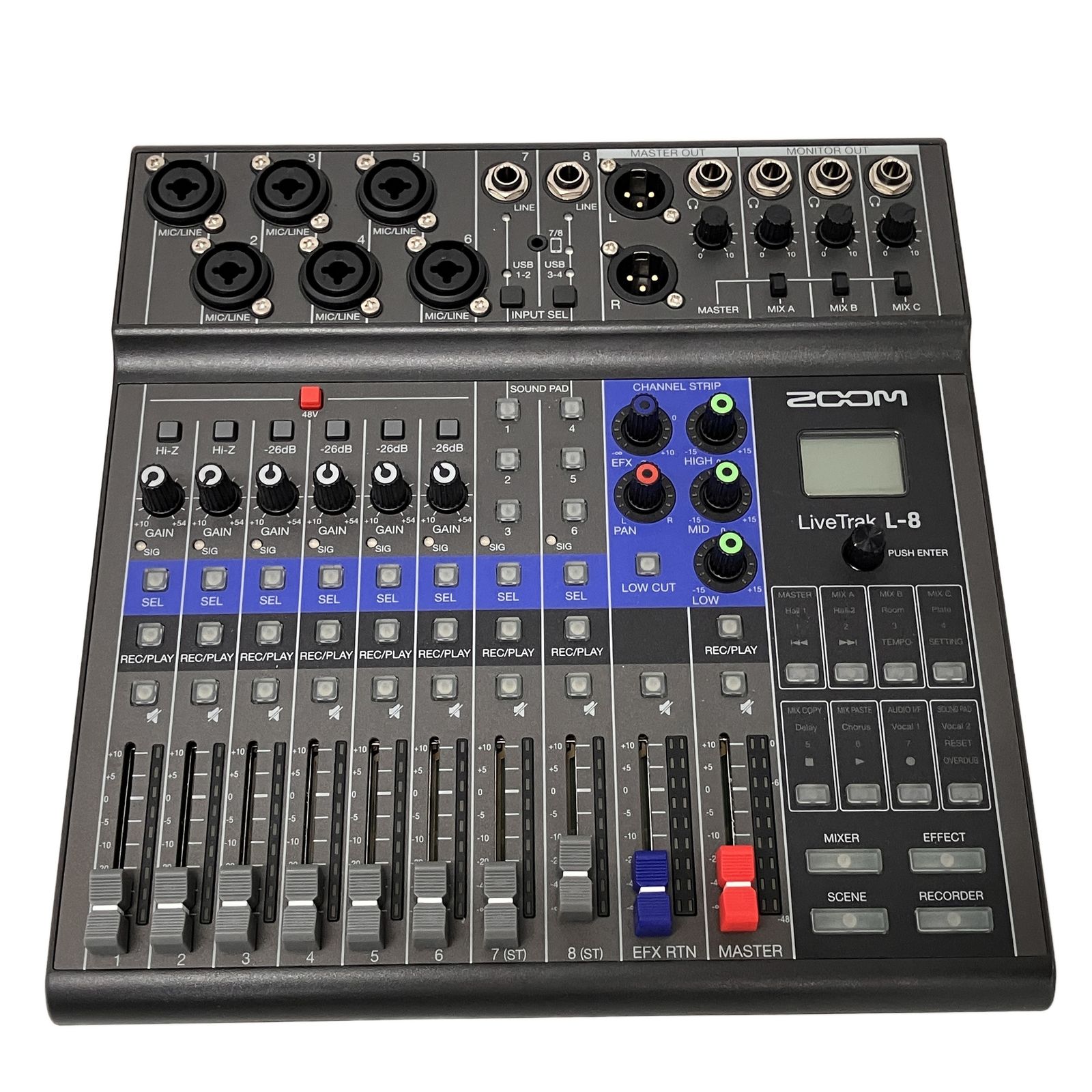 ZOOM LiveTrak L-8 デジタルミキサー 中古/箱付き 中古品】Zoom LiveTrak L-8 デジタルミキサー - メルカリ