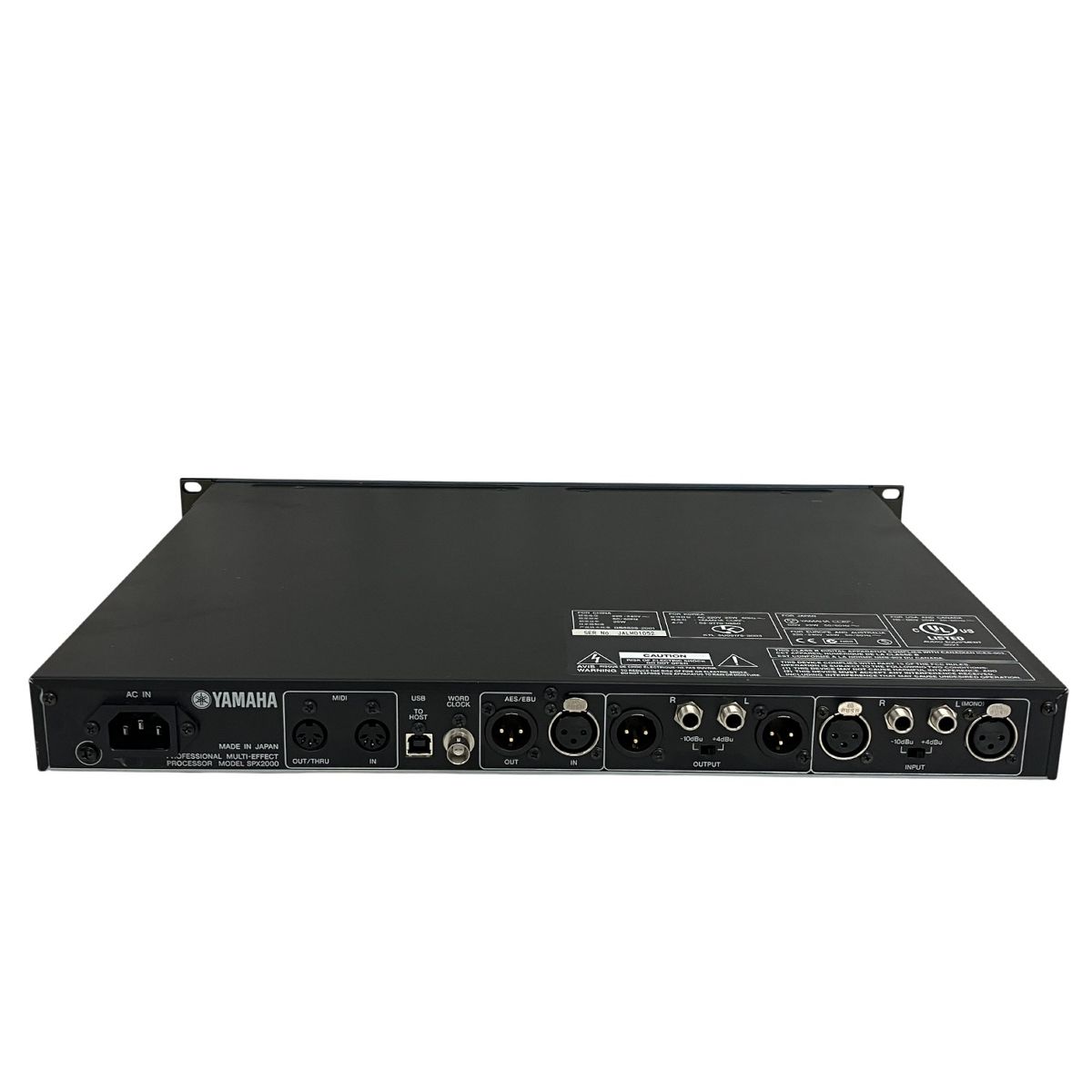 YAMAHA SPX2000 マルチエフェクトプロセッサー 音響機器 中古