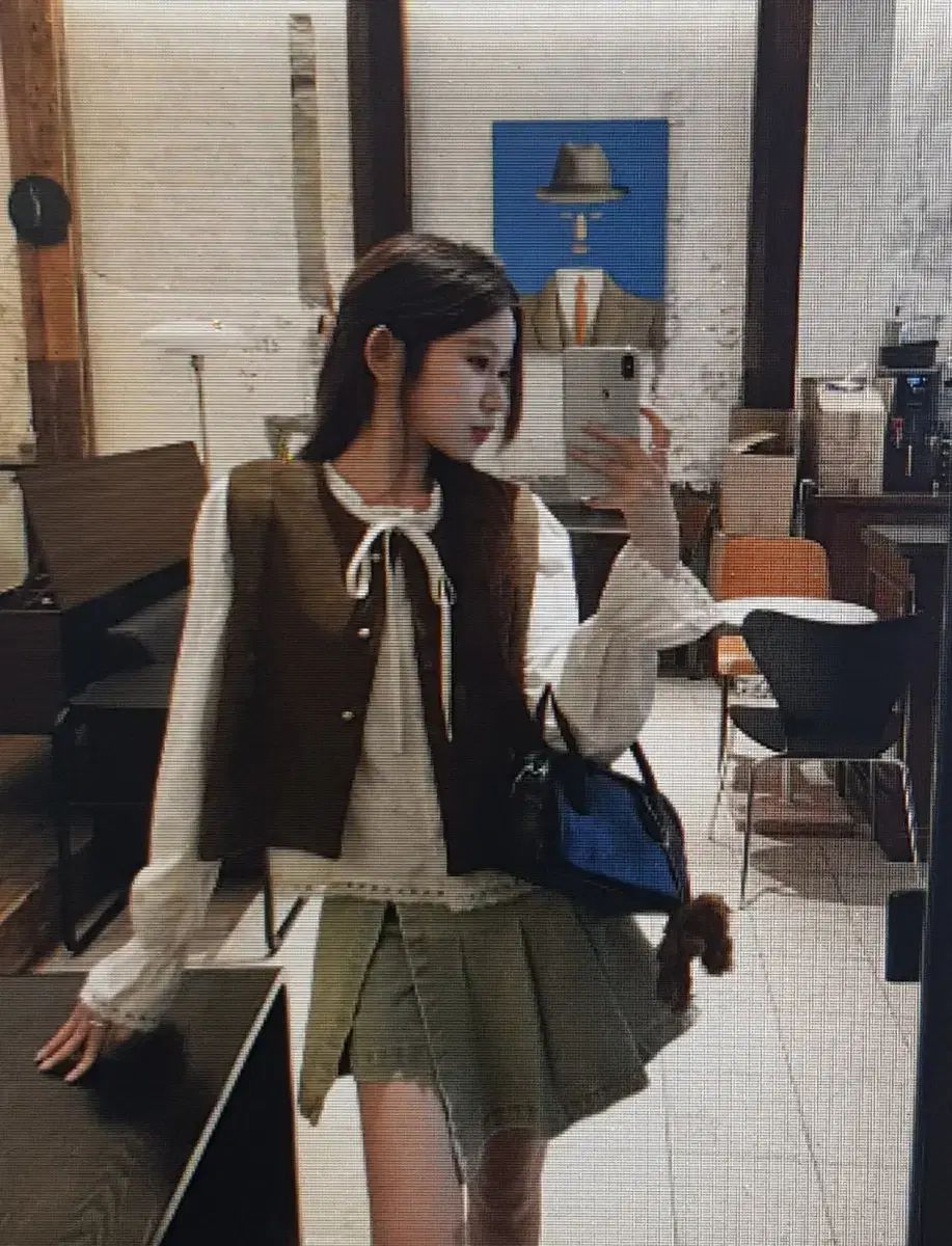 スウェード ベスト